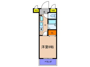 ト－リエユタカの物件間取画像